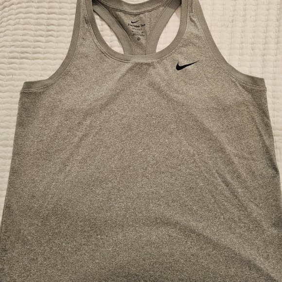 Nike Tops - Nike Gray Dri-FIT Crew Neck Tee